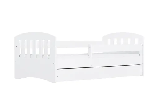 Elvisia Posteľ CLASSIC 1 so zásuvkou | biela 80 x 180 cm