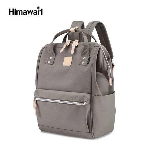 Priestranný mestský a školský ruksak v šedej farbe – Himawari