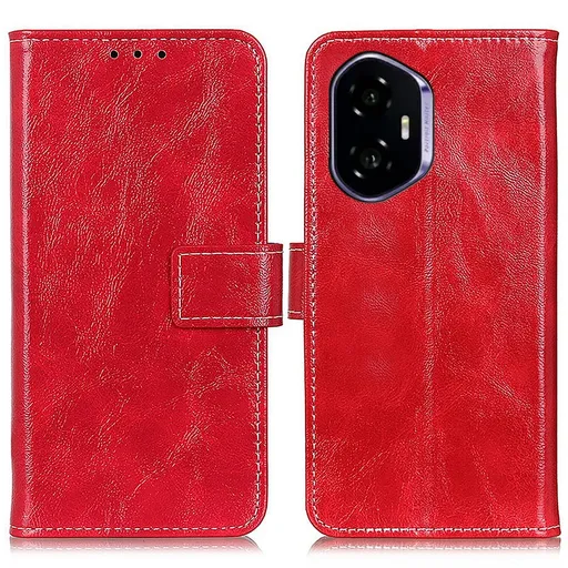 RETRO Peňaženkový obal Honor 400 5G červený