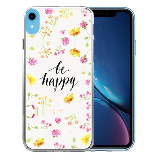 PROTEMIO MY ART Ochranný kryt Apple iPhone XR BE HAPPY (019)