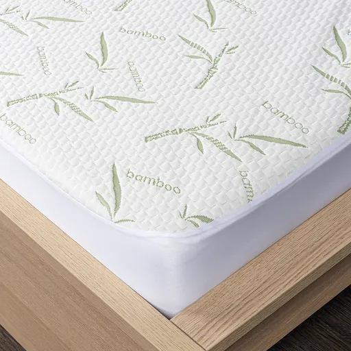 4Home Bamboo Nepriepustný chránič matraca s lemom, 90 x 200 cm + 30 cm, 90 x 200 cm