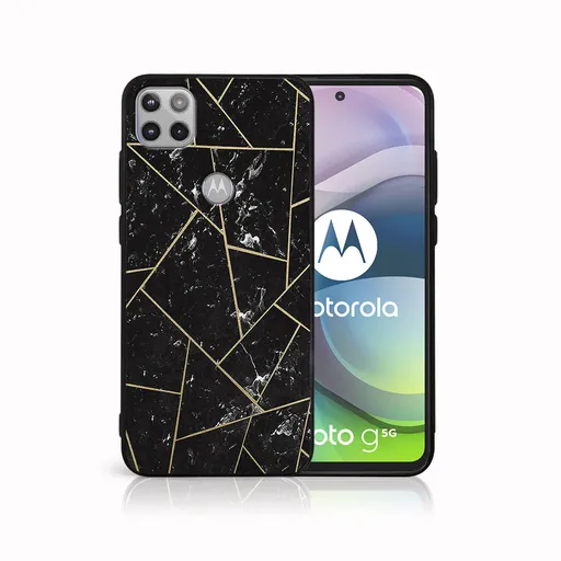 MY ART Ochranný obal Motorola Moto G 5G POLYGONAL (150)