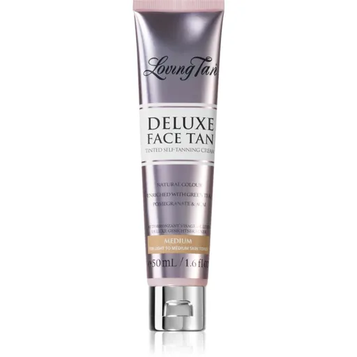 Loving Tan Deluxe Face Tan samoopaľovací krém na tvár odtieň Medium 50 ml