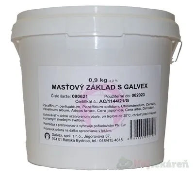 GALVEX MASŤOVÝ ZÁKLAD S 900 g