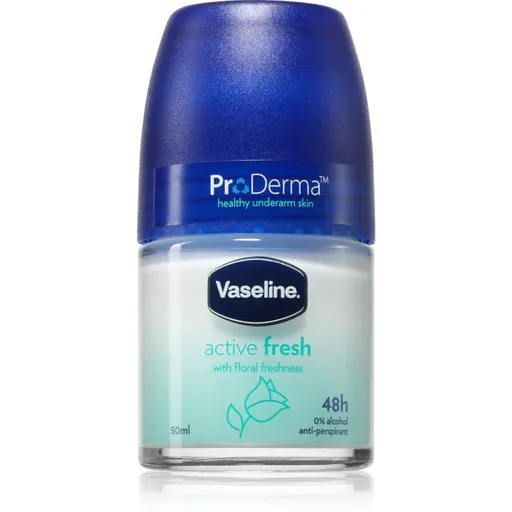 Vaseline Active Fresh Antiperspirant antiperspirant roll-on s vôňou kvetín 50 ml