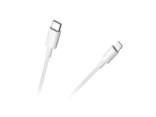 Kábel REBEL RB-6009-100-W USB-C/Lightning 1m White