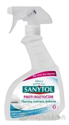 SANYTOL PROTI ROZTOČOM Sprej  na tkaniny, matrace, koberce 300ml