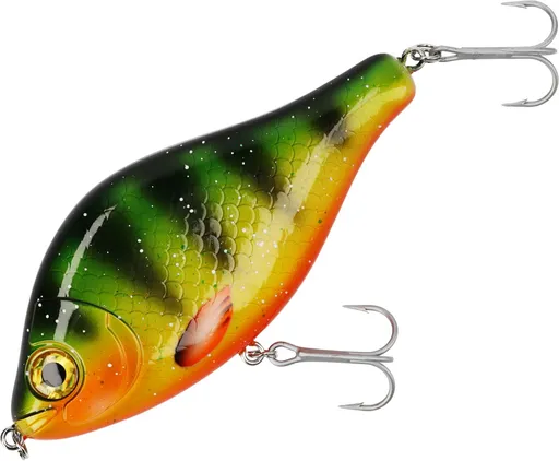 Mikado wobler mft jerk sinking hot perch - 7 cm 19 g