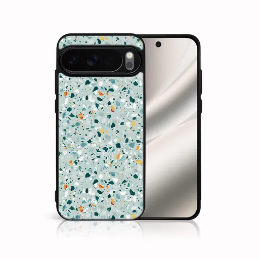 MY ART Ochranný kryt pre Google Pixel 10 / Pixel 10 Pro BLUE TERRAZZO (164)