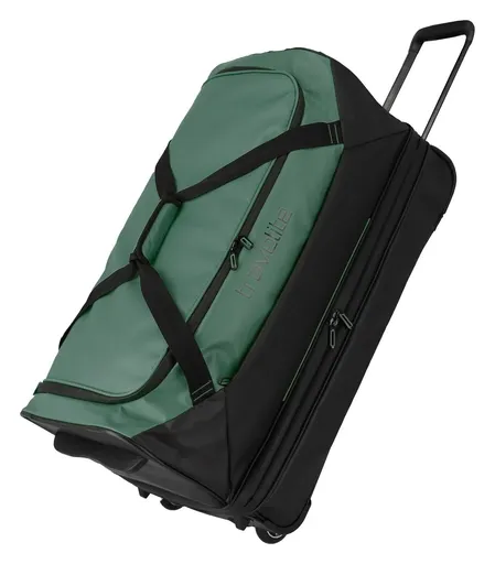 Cestovná taška na kolieskach Travelite Basics Wheeled Duffle exp. Black/green