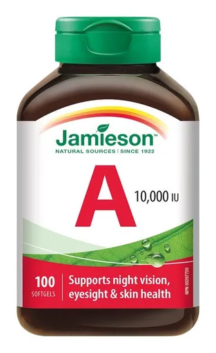 Jamieson Vitamin A 10 000IU 100 kapsúl