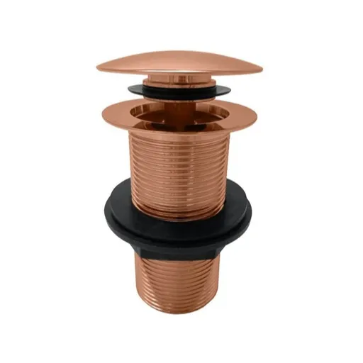 Výpusť k umývadlu 5/4 RAV Slezák ružová zlatá kartáčovaná MD0799ZRK