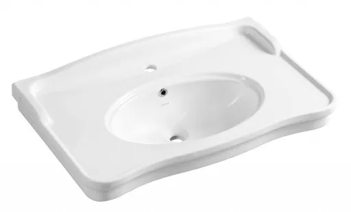 SAPHO - ANTIK keramické umývadlo 80x50cm, biela AN080