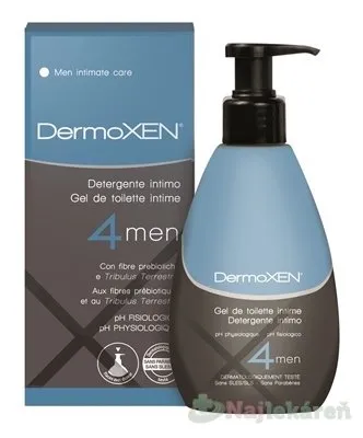 DermoXEN 4 men intímny čistiaci gél 125 ml