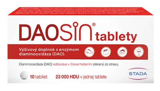 Daosin na histamínovú intoleranciu 10 tabliet
