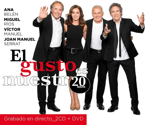 Ana Belén, Miguel Ríos, Víctor Manuel, and Joan Manuel Serrat, EL GUSTO ES NUESTRO 20 ANOS, CD