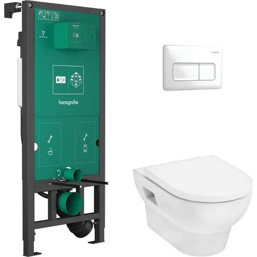 Závesný wc set Hansgrohe GladeLake S do ľahkých stien / predstenová 60301450
