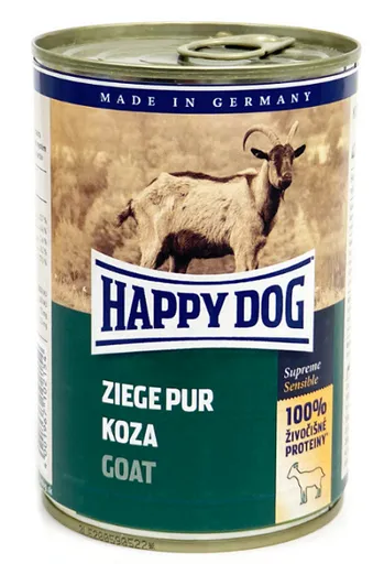 Happy Dog PREMIUM - Fleisch Pur - kozie mäso konzerva pre psy 400g