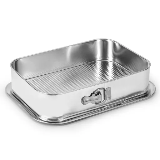 SNB - Forma na tortu 34x24cm otváracia obdĺžniková, pocínovaná