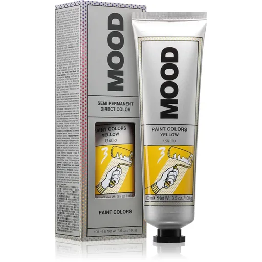 MOOD Paint Colors semipermanentná farba na vlasy odtieň Yellow 100 ml