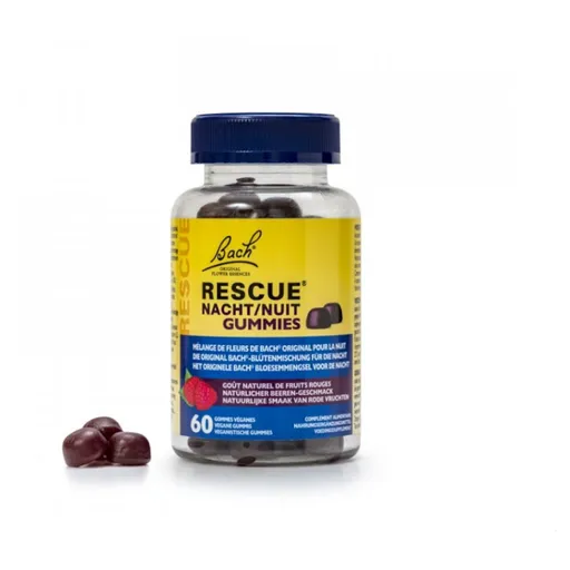 RESCUE® NIGHT Gummies želatínové pastilky 60 kusov