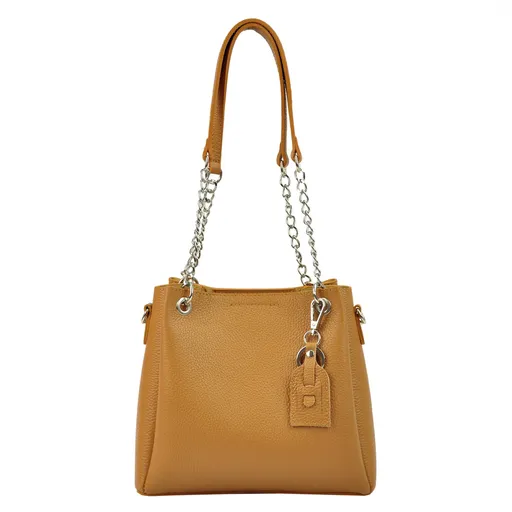 Kožená kabelka s retiazkou Luka