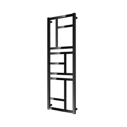 HOPA Mondrian kombinovaný radiátor 114x50 cm čierny matný RADMON501131SP