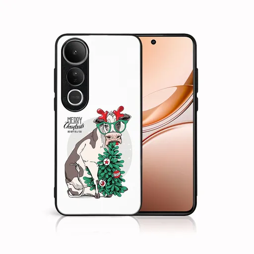 MY ART Kryt s vianočným dizajnom Vivo V50 Lite MERRY CHRISTMAS (074)