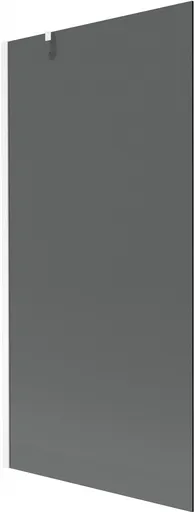 MEXEN/S - Next vaňová zástena FIX 90 x 150, grafit, biela 895-090-000-00-40-20