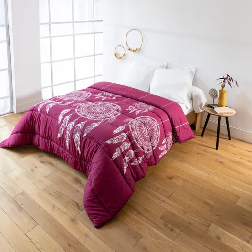 Bavlnená prikrývka Tea s potlačou Lapač snov, 400 g/m2