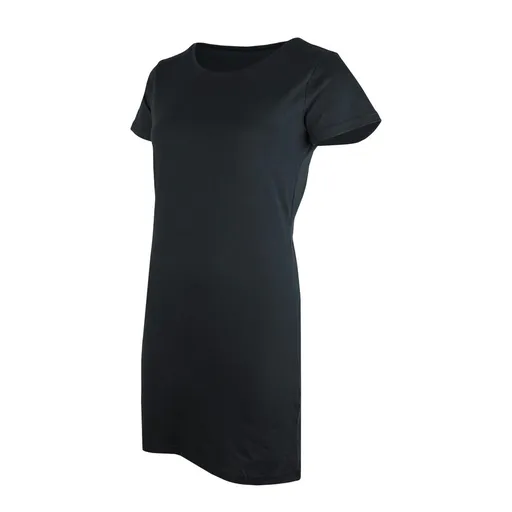 SF (Skinnifit) Dámske letné tričkové šaty - Čierna | L