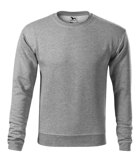 MALFINI Pánska/detská mikina Essential - Tmavošedý melír | 146 cm (10 rokov)