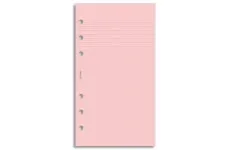 Filofax linajkový papier ružový 30 listov - Osobný