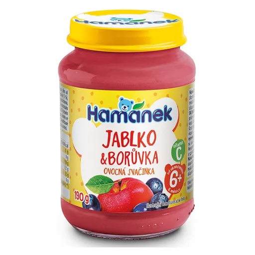 HAMÁNEK Čučoriedka s jablkami 190 g