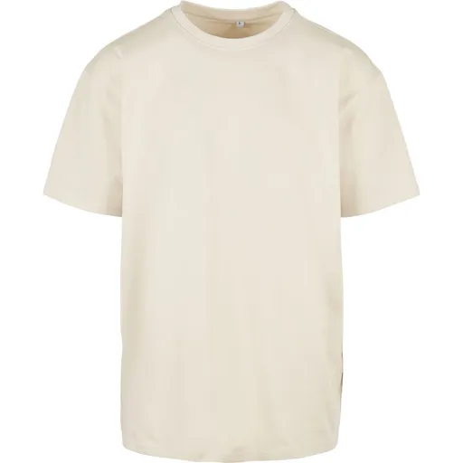 Build Your Brand Pánske tričko Heavy Oversize Tee - Piesková | XL