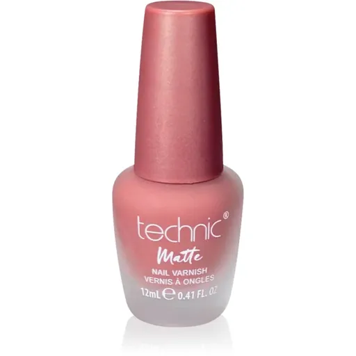 Technic Cosmetics Matte Nail Varnish dlhotrvajúci lak na nechty s matným efektom odtieň Starkers 12 ml