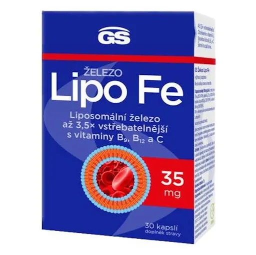 GS Železo Lipo Fe 30 kapsúl