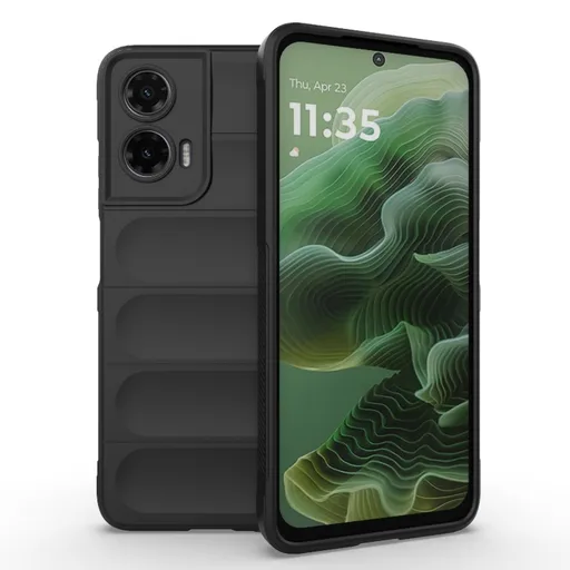 STEPS Ochranný kryt pre Motorola Moto G35 5G čierny