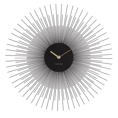 Karlsson 5817BK Dizajnové nástenné hodiny pr. 45 cm