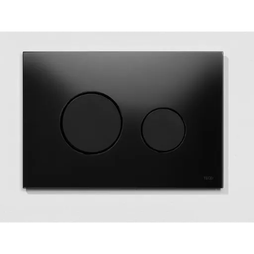 Tece Loop ovládacie tlačidlo sklo v čiernej farbe 9240657 9.240.657
