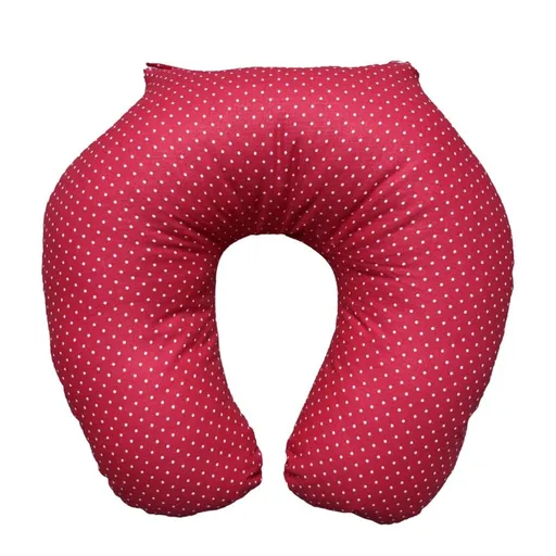 Polášek Cestovný vankúš - Červená / bodky