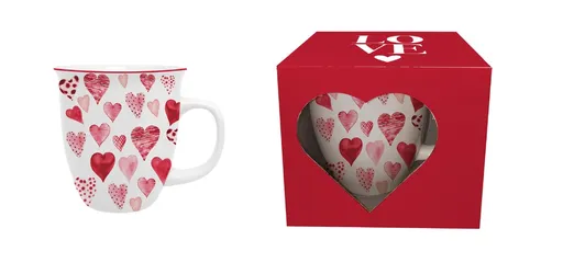 DUO - Hrnček 650ml HEARTS 1