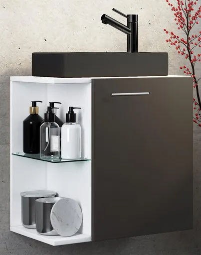 VCM 2dílné umyvadlo pro hosty Hausa BL, antracit