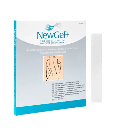 NewGel+ Priehľadná náplasť v tvare prúžka (4 ks) NG-301S