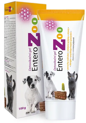 Entero Zoo detoxikačný gel pri zažívacích ťažkostiach pre zvieratá 100 g