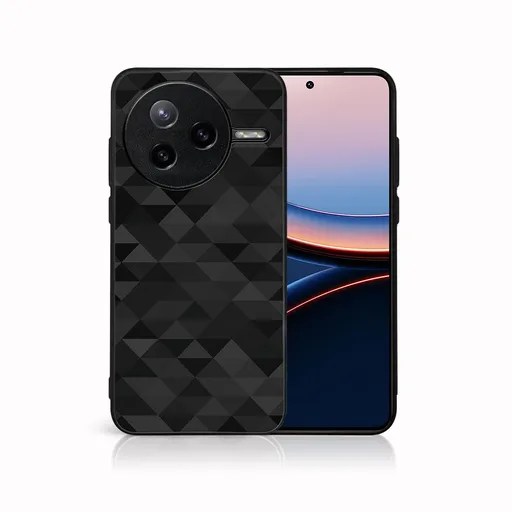 MY ART Ochranný kryt pre Xiaomi Poco F7 Ultra BLACK TRIANGLES (232)