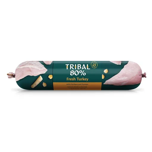 TRIBAL 80% Fresh Turkey saláma pre psov 1 ks, Hmotnosť balenia (g): 750 g