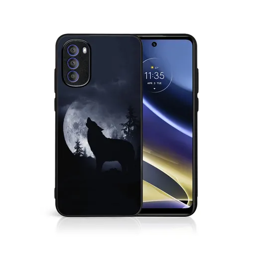 MY ART Ochranný kryt pre Motorola Moto G31 / G41 WOLF (247)