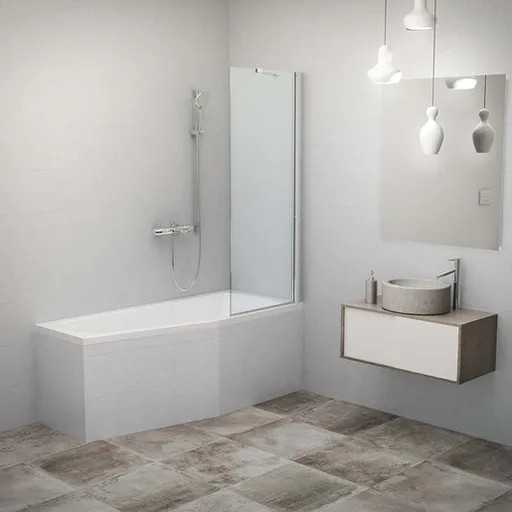 Roth Proxima vanová zástěna 150x80 cm brillant 453-8000000-00-02