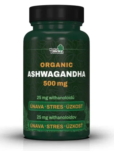 Naturprodukt Ashwagangha 500mg 60 kapsúl